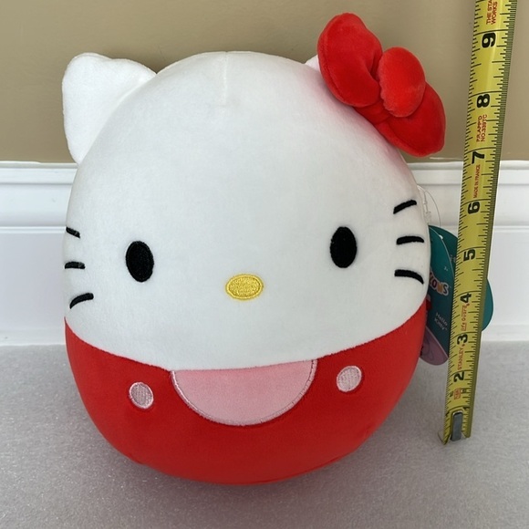 🆕 Squishmallows Hello Kitty White Red Bow Sanrio - Picture 3 of 10